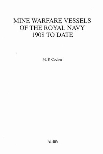 Cover for Mine warfare vessels of the Royal Navy, 1908 to date