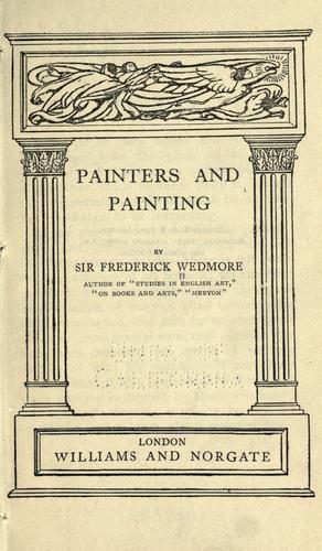 Cover for Painters and painting.