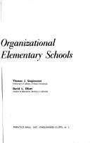 Cover for Educational and organizational leadership in elementary schools