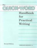 Cover for Quick Word Handbook for Practical Writers/Blue