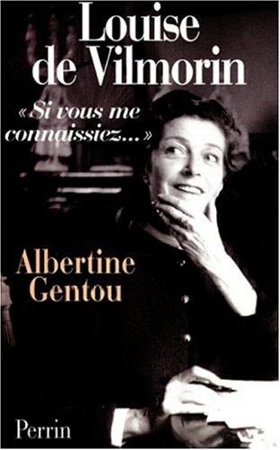 Cover for Louise de Vilmorin