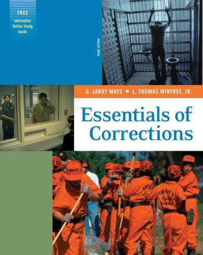 Cover for Essentials of Corrections (with Online Study Guide and InfoTrac )