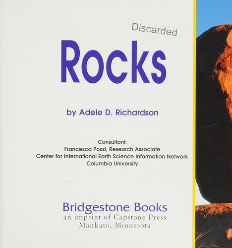 Cover for Rocks