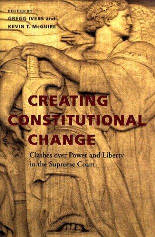 Cover for Creating constitutional change