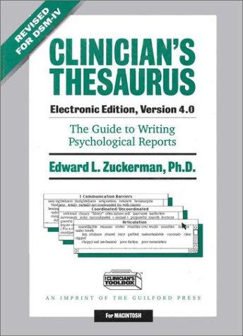 Cover for Clinician's Thesaurus, Electronic Edition