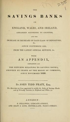 Cover for savings banks in England, Wales, and Ireland