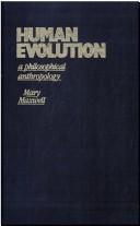 Cover for Human evolution