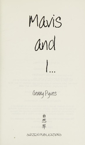Cover for Mavis and I