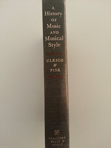 Cover for A history of music and musical style