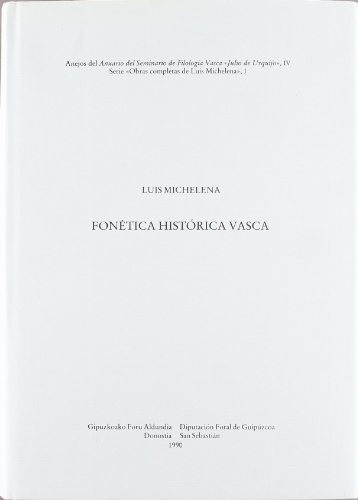 Cover for Fonética histórica vasca