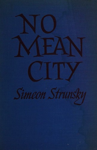 Cover for No Mean City