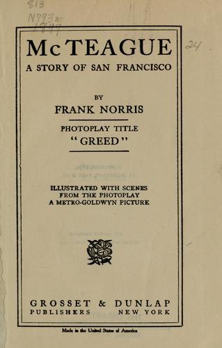 Cover for McTeague ; and, A man's woman