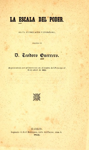 Cover for La escala del poder