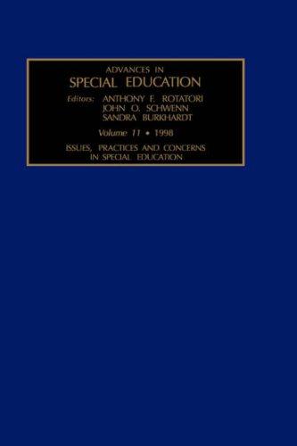 Cover for Issues, Practices, and Concerns in Special Education (Advances in Special Education)