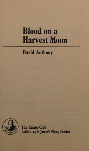 Cover for Blood on a harvest moon