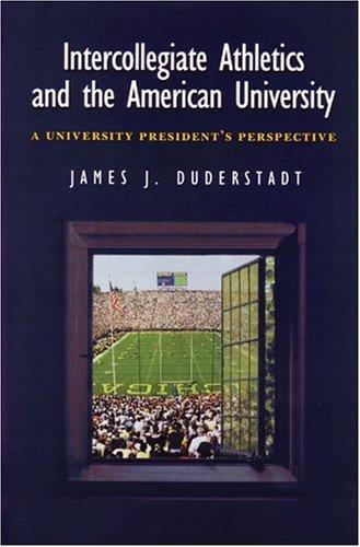 Cover for Intercollegiate Athletics and the American University
