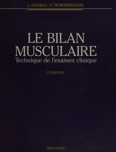 Cover for Le Bilan musculaire