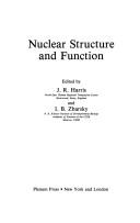 Cover for Nuclear Structure and Function