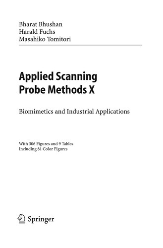 Cover for Applied scanning probe methods X