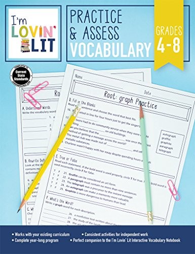 Cover for I'm Lovin' Lit Practice and Assess