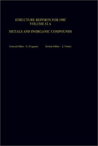 Cover for Structure Reports for 1984, Volume 51B