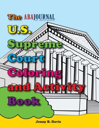 Cover for U.S. Supreme Court Coloring and Activity Book
