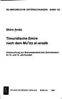 Cover for Timuridische Emire nach dem Muʻizz al-ansāb
