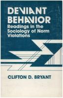 Cover for Deviant Behaviour