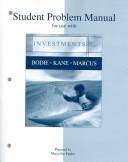 Cover for Student Problem Manual to accompany Investments