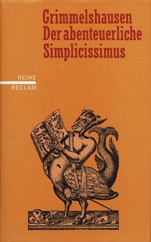 Cover for Der abenteuerliche Simplicissimus Teutsch.