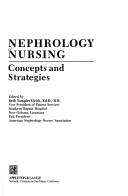 Cover for Nephrology nursing