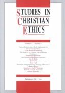 Cover for Studies in Christian Ethics