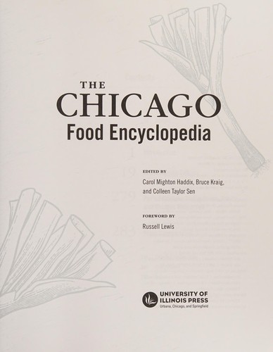 Cover for Chicago Food Encyclopedia