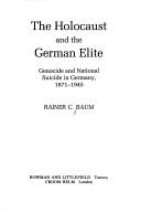 Cover for The Holocaust and the German Elite