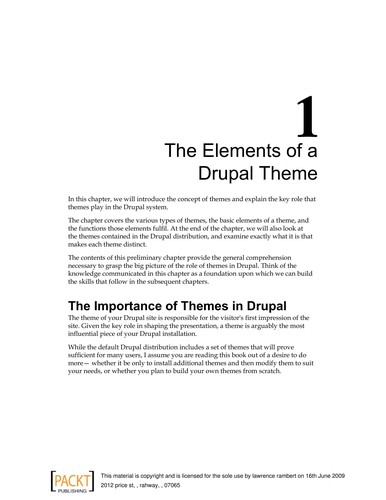 Cover for Drupal 6 themes