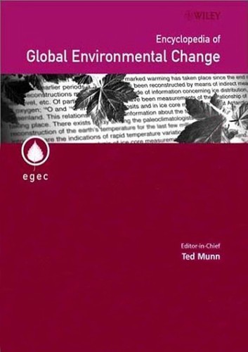 Cover for Encyclopedia of global environmental change