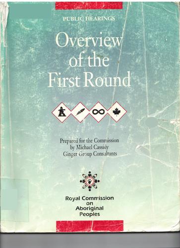 Cover for Overview of the first round