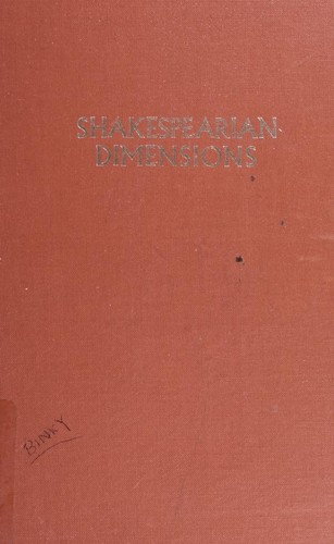 Cover for Shakespearian dimensions