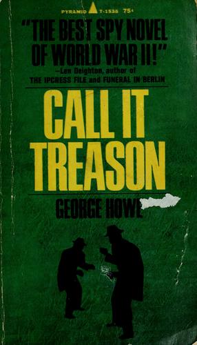 Cover for Call it treason