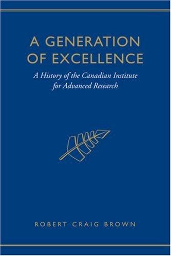 Cover for A Generation of Excellence