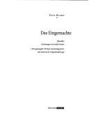 Cover for Das Eingemachte