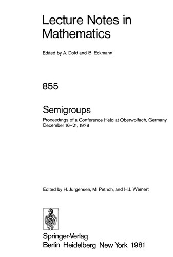 Cover for Semigroups
