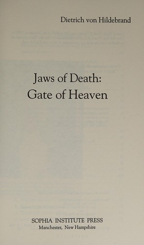 Cover for Jaws of death, gate of heaven