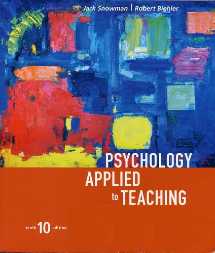 Cover for Psychology applied to teaching