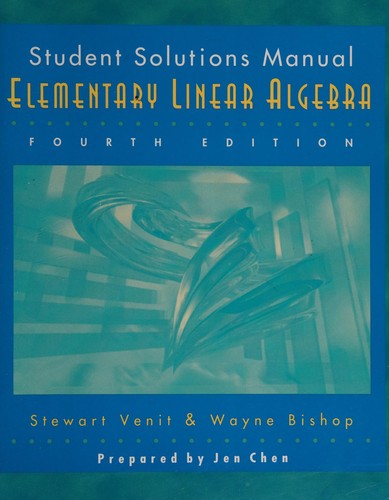 Cover for Student Solutions Manual for Venit/Bishop