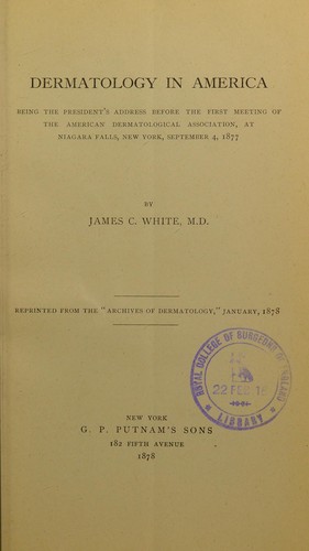 Cover for Dermatology in America