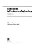 Cover for Introduction to engineering technology