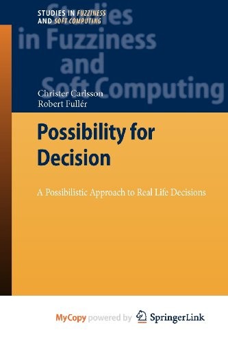 Cover for Possibility for Decision