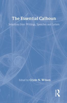 Cover for The essential Calhoun