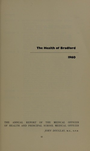 Cover for [Report 1960]